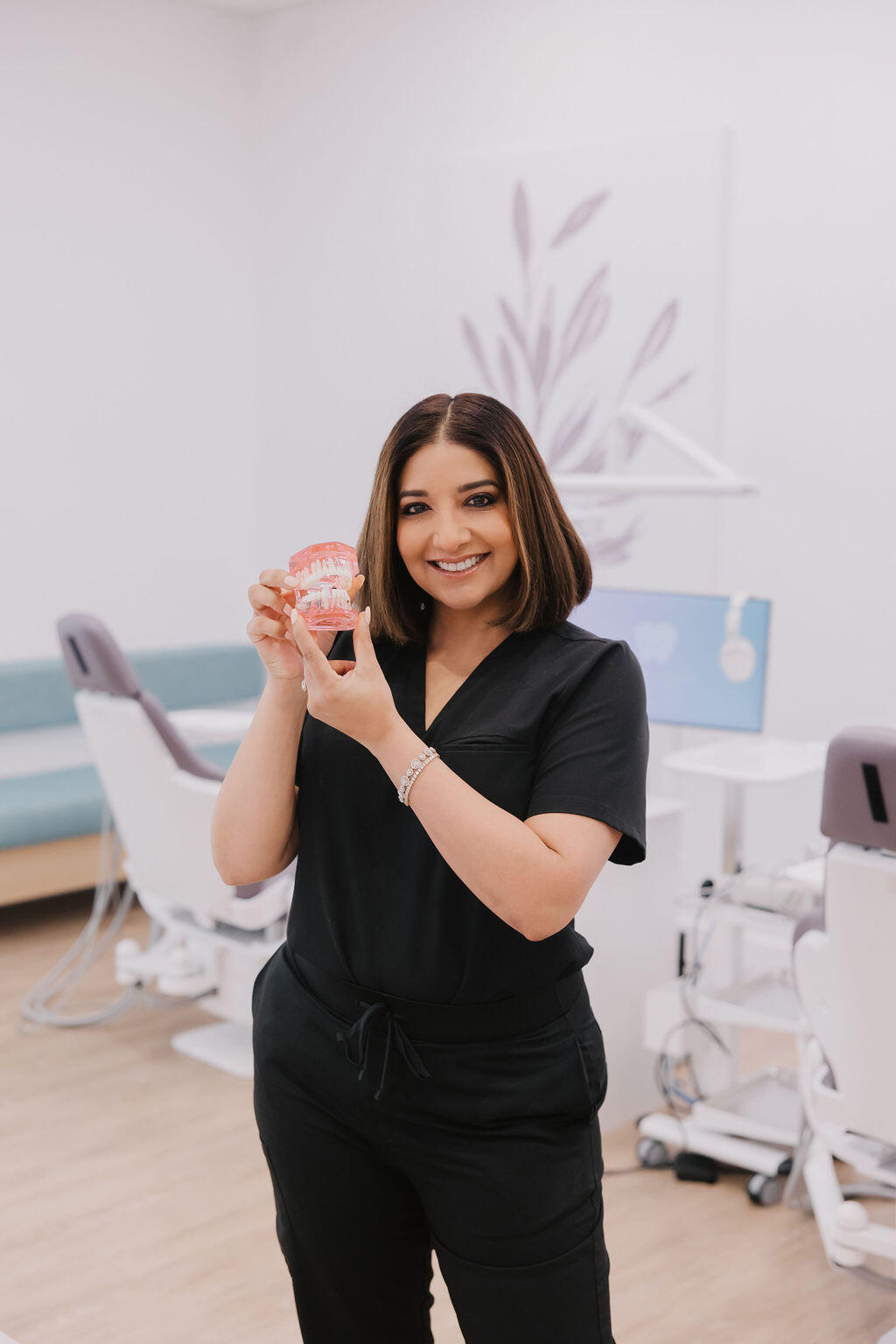 Dr. Harleen at her practice